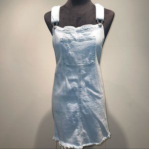 Jean overall dress
